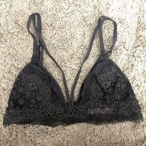 Black Lace Victoria’s Secret Spaghetti Strap Bralette Size Large